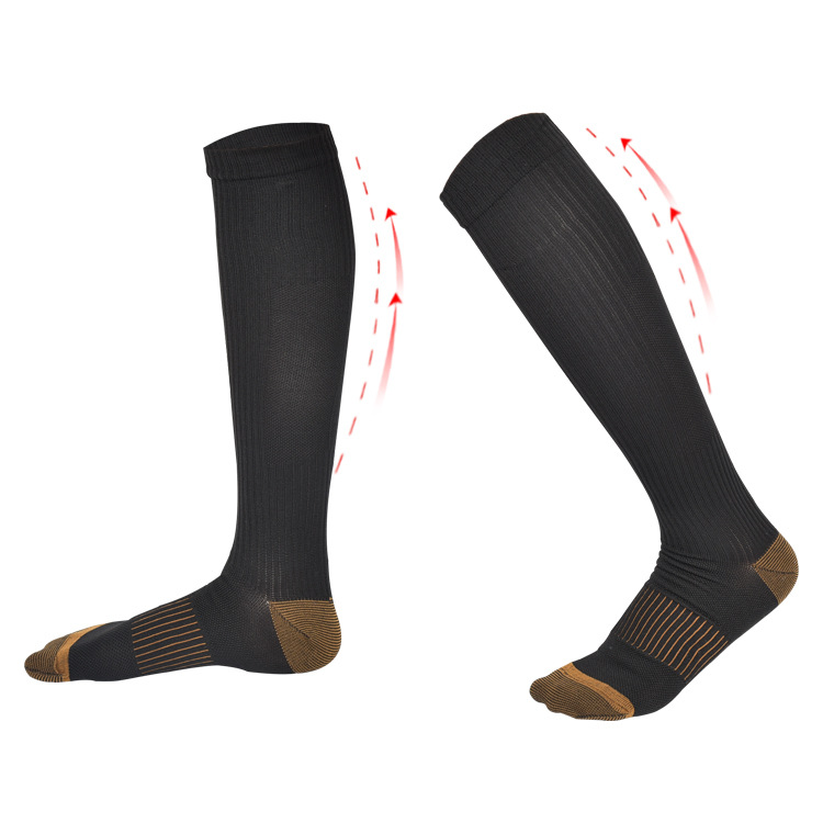 20-30 mmHg Compression Stockings Sports Socks Autumn Winter Stockings Sweat Socks For Men Women Running Mountaineering Socks